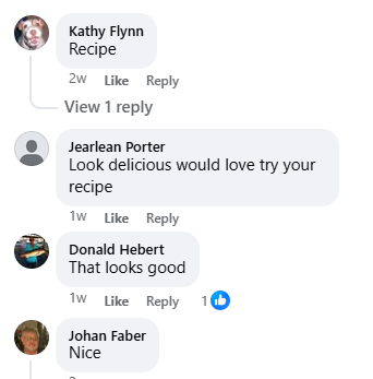 Facebook Comment Testimony